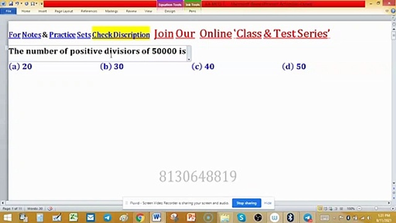 AA MCQ 1