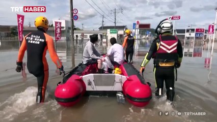 Japonya'da şiddetli yağış: Yaklaşık 1,42 milyon haneye tahliye çağrısı