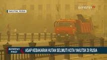 Kota Yakutsk di Rusia Diselimuti Asap Pekat dari Kebakaran Hutan
