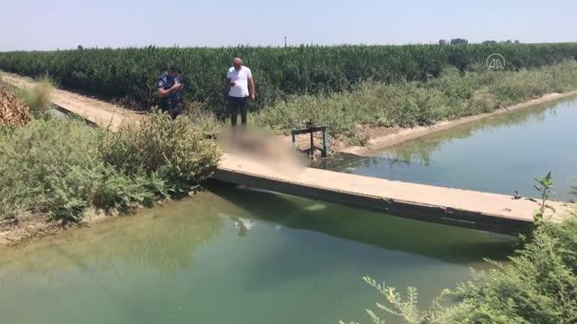 Sulama kanalında çocuğa ait olduğu tahmin edilen ceset bulundu