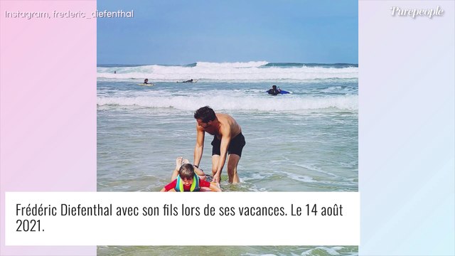 Frédéric Diefenthal avec son fils : grande première en vacances, immortalisée en photo