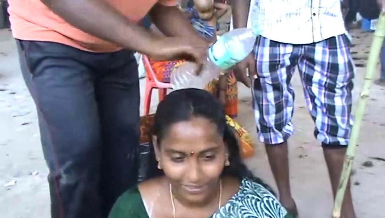 lady crying headshave