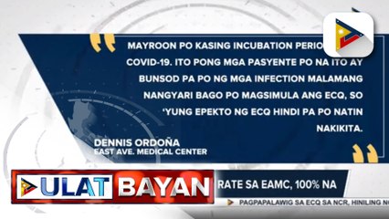 Tải video: COVID-19 bed occupancy rate sa EAMC, 100% na; PGH, hindi muna tatanggap ng non-COVID-19 patients