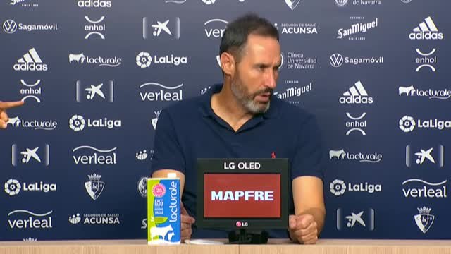 Vicente Moreno: Hay que estar contentos, creo que hemos competido