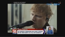 Something wonderful ang performance ng award-winning singer-songwriter na si Ed Sheeran sa 