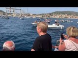 Marseille : la bénédiction des bateaux en mer
