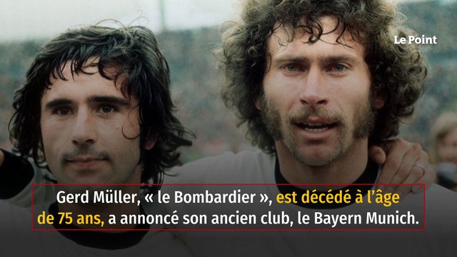 Gerd Müller, légende du football allemand, est mort