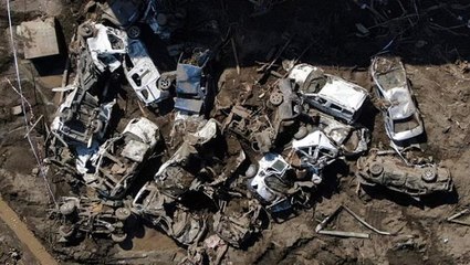 Tarihi afetten yeni görüntüler! Bozkurt, enkaz yığınına döndü