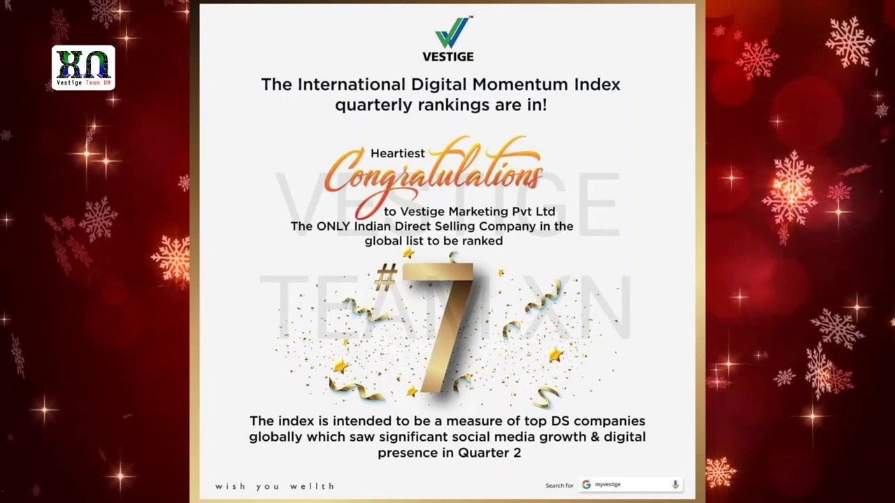 Vestige पहुंची Top 10 में _ Vestige News on Aajtak News Channel _ First Indian Direct Selling Company Ranked 7th | Vestige Team XN