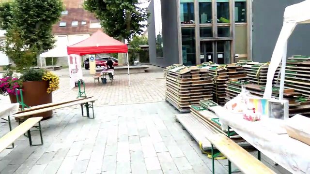 Brumath en Alsace La Croix Rouge et le forum des associations