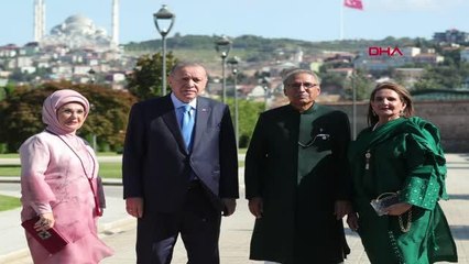 CUMHURBAŞKANI ERDOĞAN, PAKİSTAN CUMHURBAŞKANI İLE GÖRÜŞTÜ