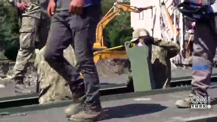 MSB'den sel bölgesine seyyar köprü