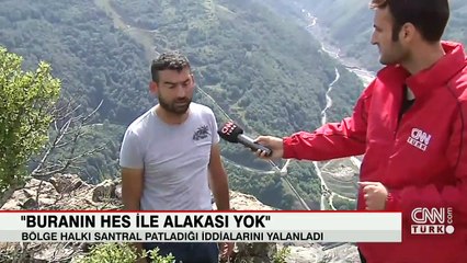 CNN TÜRK ekibi kapaklarının patladığı iddia edilen HES'i görüntüledi