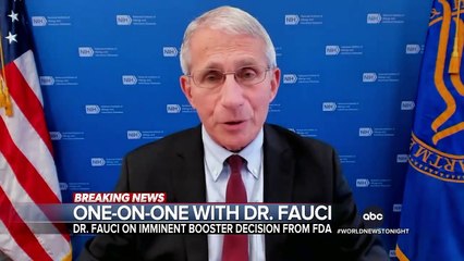 Download Video: Fauci discusses need for vaccine booster shot