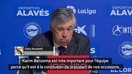 1ère j. - Ancelotti : "Benzema est un exemple à suivre"