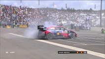 WRC Ypres 2021 SS20 Neuville Wins Celebrate Epic Donuts