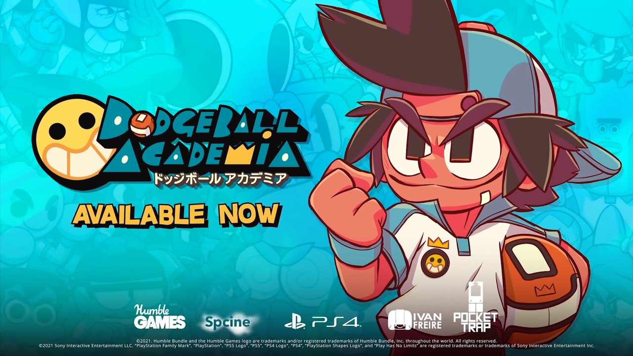Dodgeball Academia -- Launch Trailer PS4