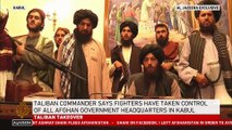 Talibãs entram no Palácio Presidencial de Cabul