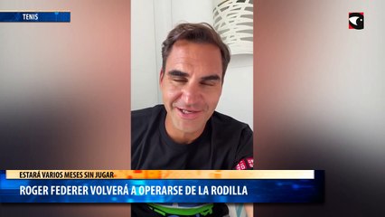 Federer volverá a operarse de la rodilla y estará varios meses sin jugar