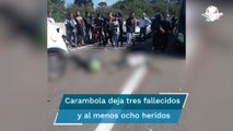 Mueren siete motociclistas tras choque sobre la México-Cuernavaca