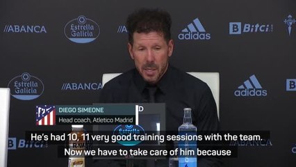 "We have to take care of him" - Simeone pleased with goalscorer Correa