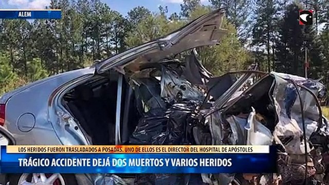 Trágico accidente dejá dos muertos y varios heridos