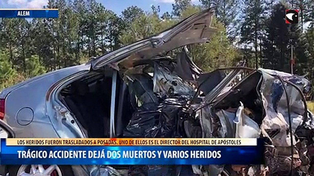 Trágico accidente dejá dos muertos y varios heridos
