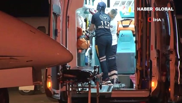 Lübnan'daki patlamada yaralananlar ambulans uçakla Türkiye'ye getirildi