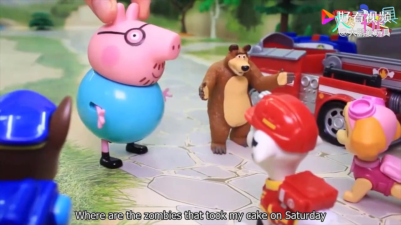 The big bad wolf pretends to be a zombie to scare people, the Wang Wang team expose the big bad wolf