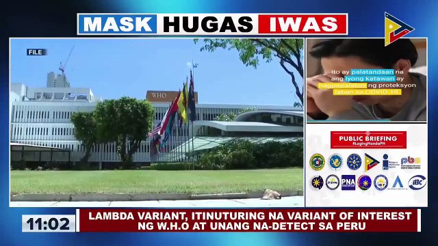 Unang kaso ng Lambda variant, naitala sa bansa