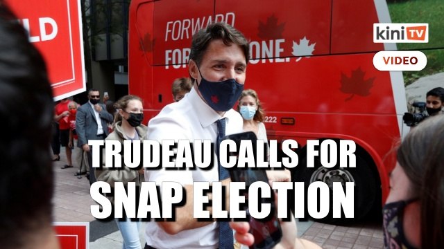 Canada's Trudeau takes gamble, calls 'pivotal' snap election for Sept 20