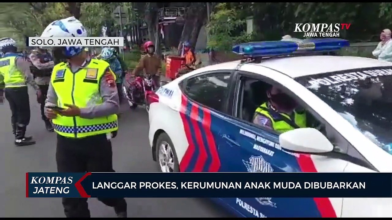 Langgar Prokes, Kerumunan Anak Muda Dibubarkan