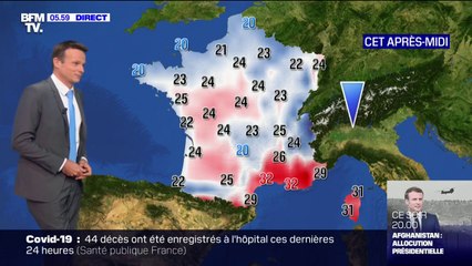 Les températures chutent sur une large partie du pays ce lundi