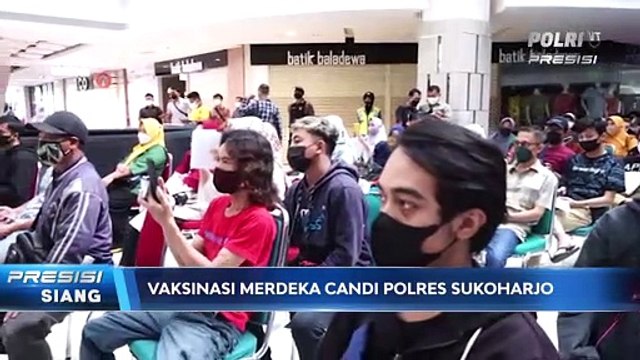 Polres Sukoharjo Gelar Vaksinasi Merdeka Sasar Karyawan & Buruh Pabrik