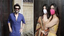 Arjun, Shanaya & Khushi Kapoor Arrive At Anil Kapoor's Residence for Rhea Kapoor's Wedding