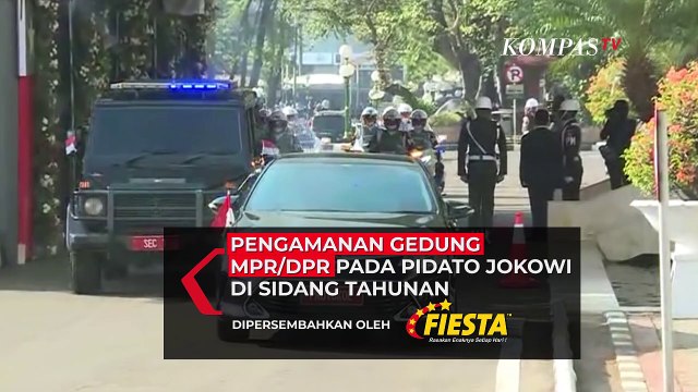 Begini Pengamanan Gedung MPR/DPR pada Pidato Jokowi di Sidang Tahunan 2021