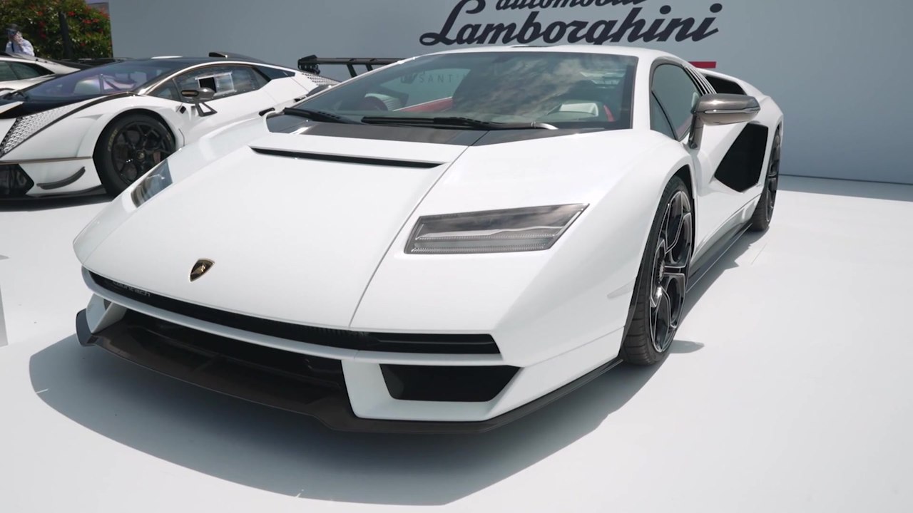 Lamborghini Countach LPI 800-4 Markteinführung bei The Quail 2021 - Highlights
