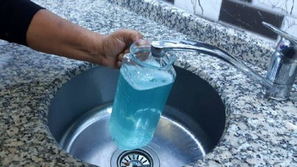 İşkencedere'de musluklardan önce çamur sonra mavi su aktı