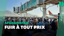 Après l'arrivée des talibans, l'aéroport de Kaboul pris d'assaut