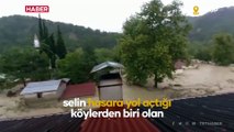 Babaçay'da ekipler, 9 kişilik aileyi son anda kurtardı