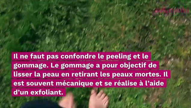 Le peeling des pieds, quelle différence avec un gommage ?