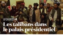 En Afghanistan, les talibans s'affichent dans le palais présidentiel de Kaboul