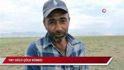 Sultan Sazlığı'ndaki Yay Gölü çöle döndü