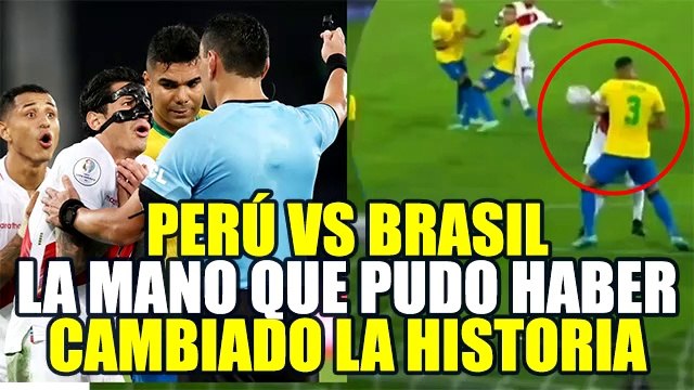 PERÚ VS BRASIL: EL EVIDENTE PENAL QUE NO COBRÓ ROBERTO TOBAR TRAS MANO DE THIAGO SILVA