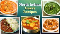 6 North Indian Style Gravy Recipes | Dal Makhani | Malai Kofta | Palak Paneer | Tasty Veg Curries