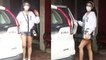 Sara Ali Khan ने Gym के बाहर shorts पहनकर दिए मीडिया को पोज़; Watch video | FilmiBeat
