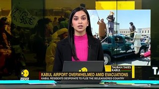 Kabul airport overwhelmed amid evacuations of Afghans after Taliban's siege in c