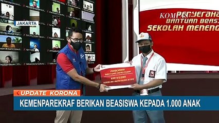 1.000 Anak dari Keluarga Pedagang Kecil Dapat Beasiswa Sekolah