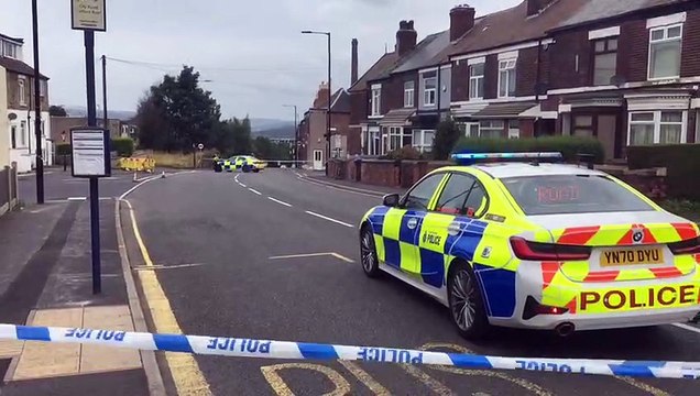 Police incident on City Road in Sheffield