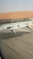 Landing in Desert of Saudi Arabia
